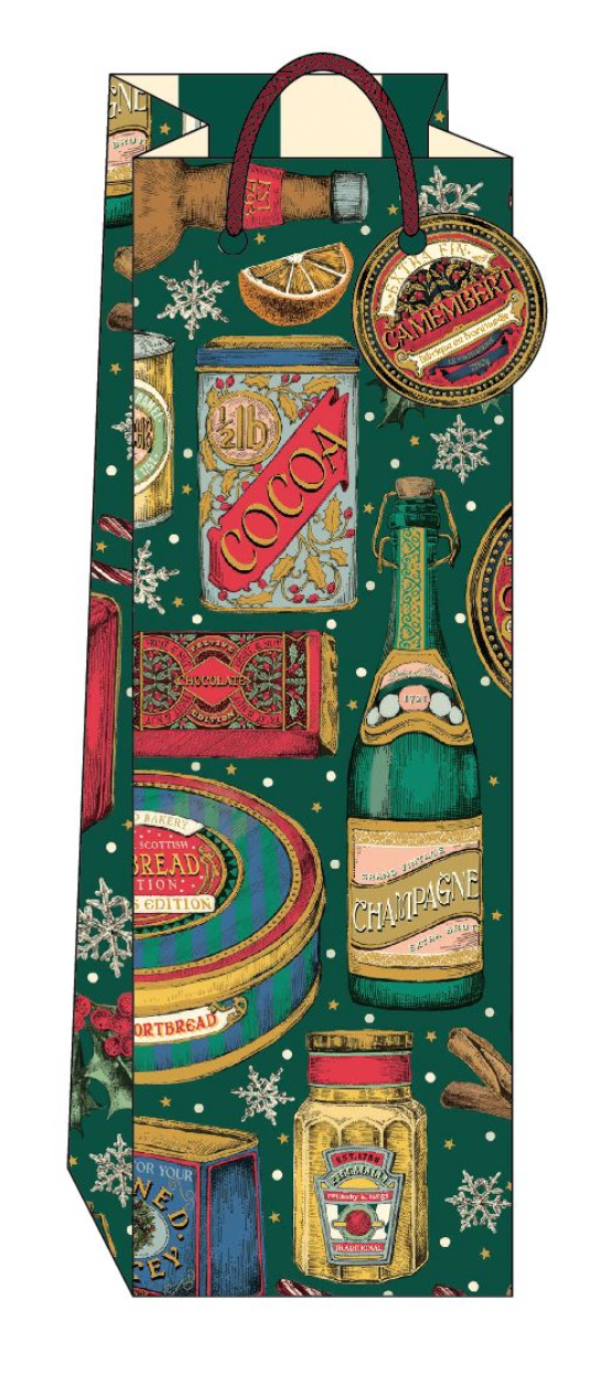 Vintage Food Wine Bag