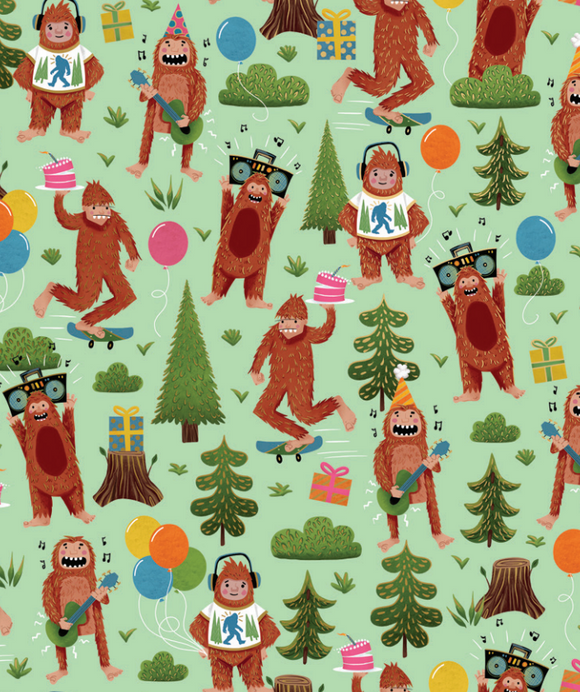 Bigfoot Party Roll Wrap