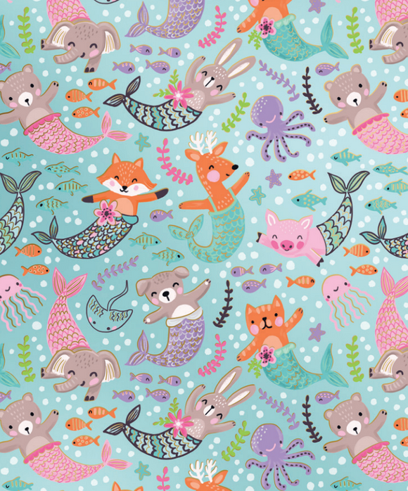 Mermaid Pets Roll Wrap