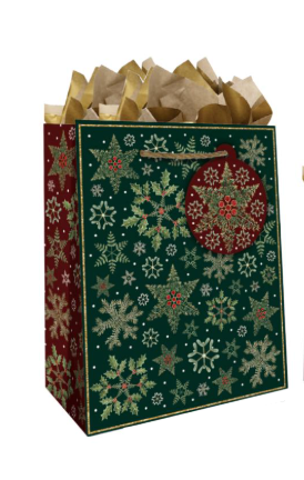 Forest Snowflakes Med Gift Bag