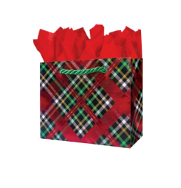 Plaid Mini Gift Bag