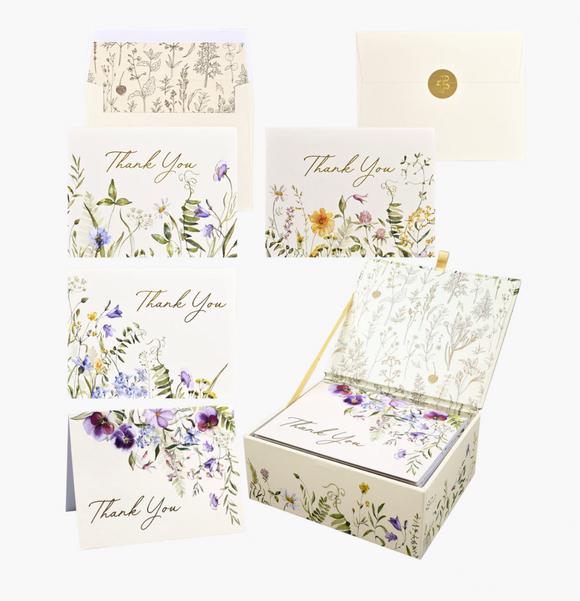 Boxed Premium Thank You - Wildflowers