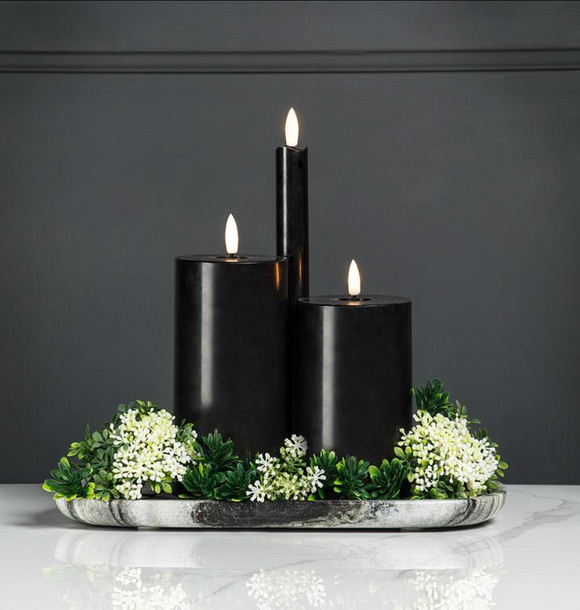Luxlite Flameless Candles - Black