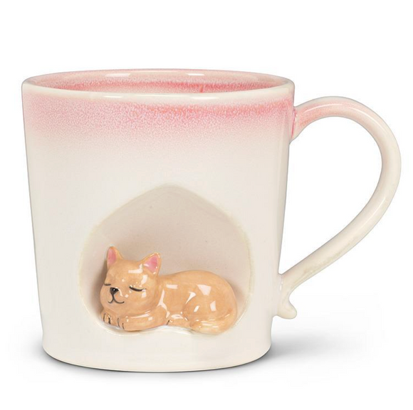 Peek-a-Boo Cat Mug