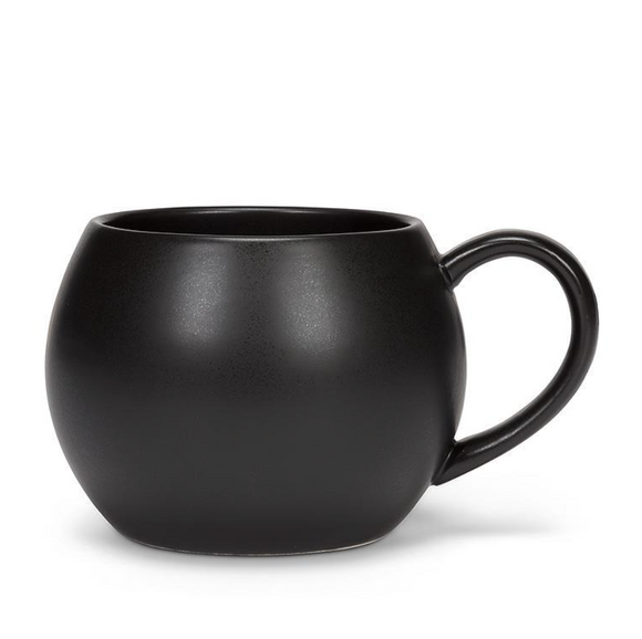 Matte Black Ball Mug