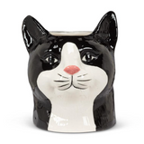 Tuxedo Cat Planters & Vase