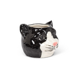 Tuxedo Cat Planters & Vase