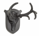 Skull & Horns Wall Plaque