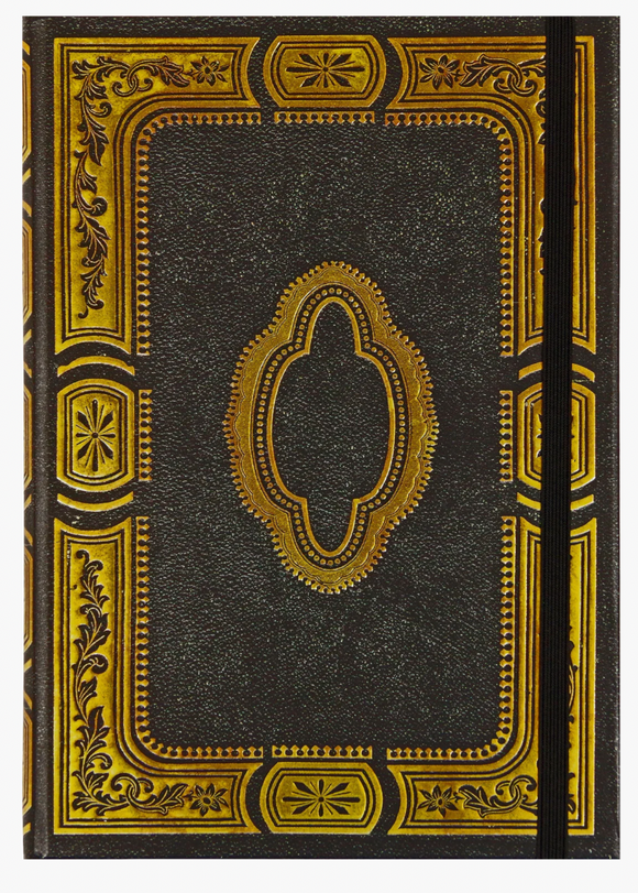 Gilded Onyx Lined Journal