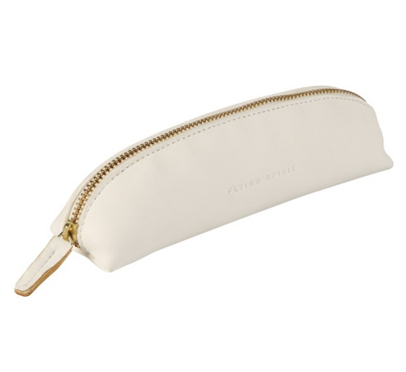 Clairefontaine Flying Spirit Pencil Case - White