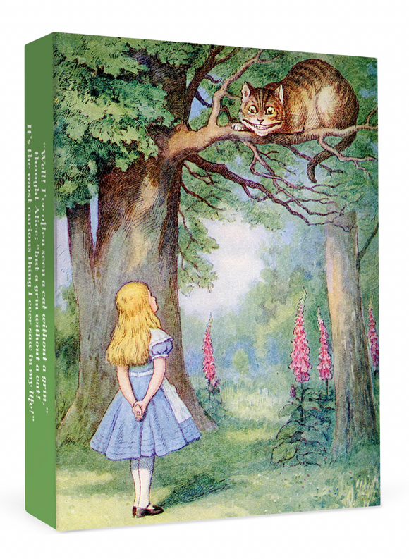 Alice and the Cheshire Cat Small Boxed Notecards