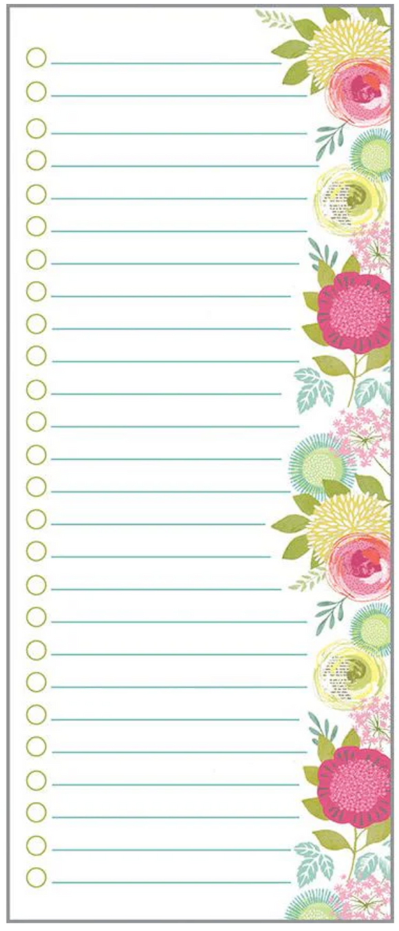 List Pad - Blossoms & Blooms