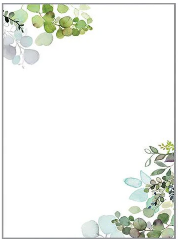 Mini Notepad - Eucalyptus