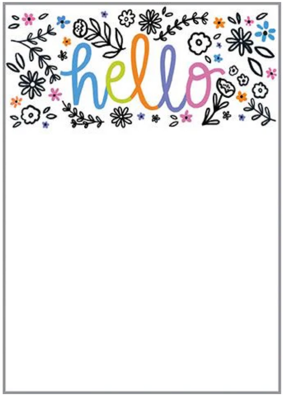 Mini Notepad - Hello
