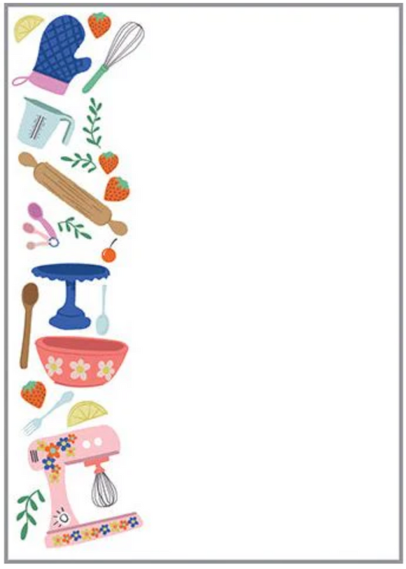 Mini Notepad - Baking