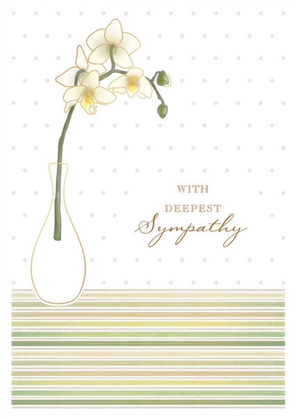 Sympathy - Orchid in a Vase