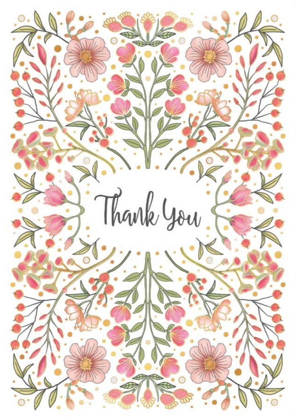 Thank You - Floral Mosaic