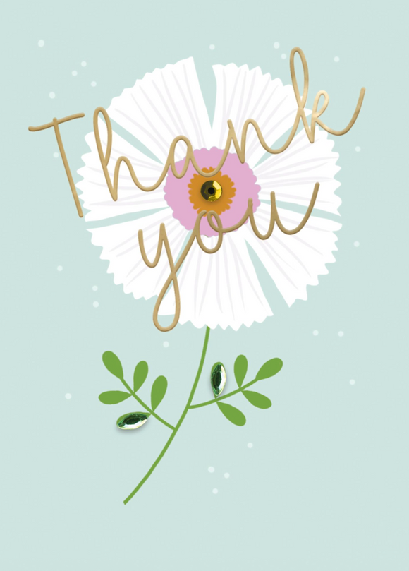 Thank You - Happy Flower