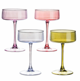 Lustre Light Optic Cocktail Coupe set/4