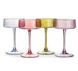Lustre Light Optic Cocktail Coupe set/4
