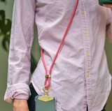 Charge & Carry Phone Lanyard - Pink
