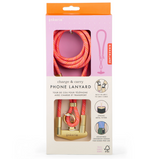 Charge & Carry Phone Lanyard - Pink