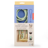 Charge & Carry Phone Lanyard - Blue