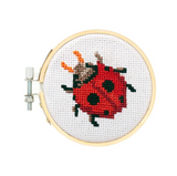 Ladybug Mini Cross Stitch Embroidery Kit