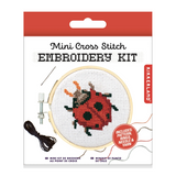 Ladybug Mini Cross Stitch Embroidery Kit