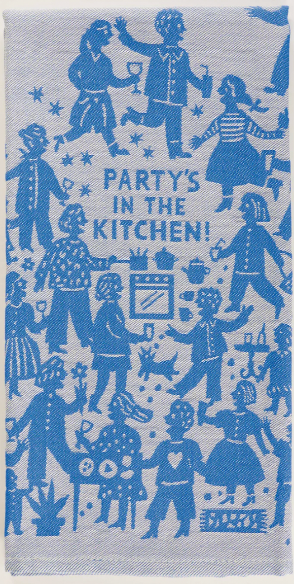Party's in the Kitchen Dish Towel