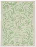 Food has Weed in it Dish Towel