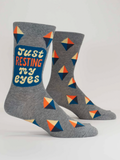 Mens Socks - Just resting my eyes