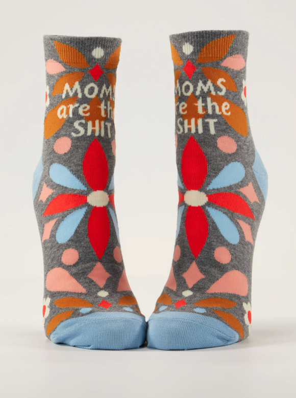 Women's Ankle Socks - Moms are the Shit