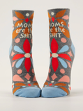 Women's Ankle Socks - Moms are the Shit