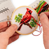 Cardinal Mini Cross Stitch Embroidery Kit