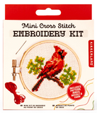 Cardinal Mini Cross Stitch Embroidery Kit