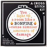 A Cross Stitch Kit - Bonfire