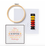 A Cross Stitch Kit - Bonfire