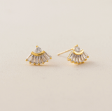 Lover's Tempo Rene Stud Earrings: Gold
