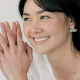 Lover's Tempo Debut Heart Stud Earrings: Gold