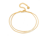 Lover's Tempo Dion Layered Bracelet: Gold