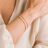 Lover's Tempo Dion Layered Bracelet: Gold