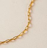 Lover's Tempo Love Token Heart Necklace: Gold & White Opal