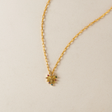 Lover's Tempo Love Token Heart Necklace: Gold & Multicoloured