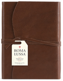 Cavallini Leather Notebook - Chocolate Roma Lussa