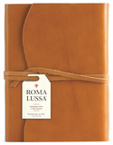 Cavallini Leather Notebook - Tan Roma Lussa