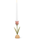 Pink Tulip Taper Holder