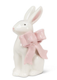 Sitting Bunny with Bow