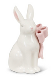 Sitting Bunny with Bow
