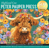 500 pc Puzzle - Highland Cow